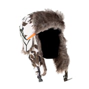 SnowFox Thermo Plus Vändbar mössa White Camo/Orange 1