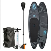 FitNord Aqua Lite SUP-brädset, Åbo (svart-turkos), med aluminiumpaddel 1