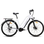 FitNord Ava 500 Compact Elcykel, vit (630 Wh batteri)  med ytterligare ett års garanti 1