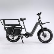 FitNord Cargo 350 Longtail Elcykel, grå 1