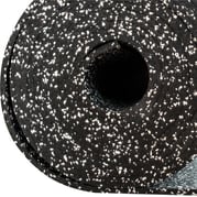 FitNord Gummimatta svart 5 mm (10m rulle), med vita prickar 1