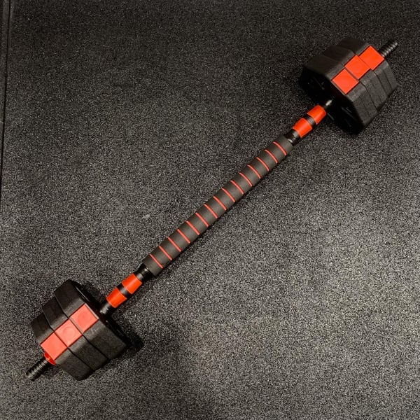FitNord Justerbart Hantel- och Pump-set, Vinyl 20 kg 4