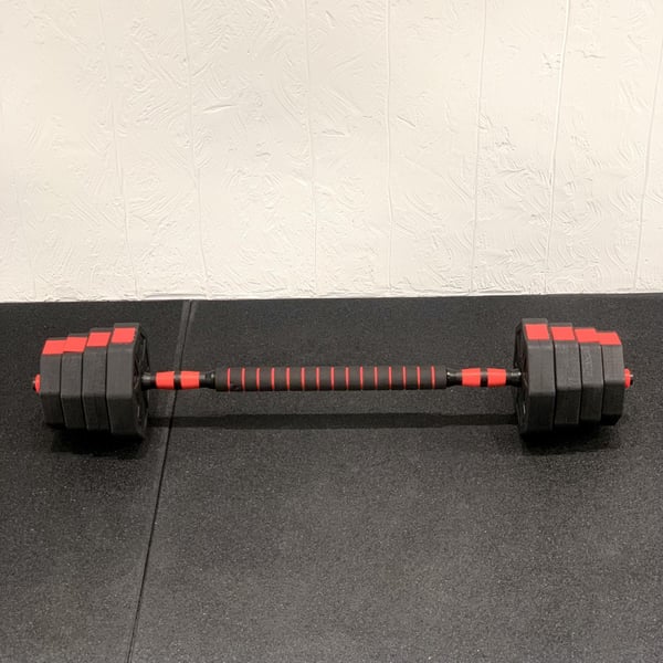 FitNord Justerbart Hantel- och Pump-set, Vinyl 30 kg 3