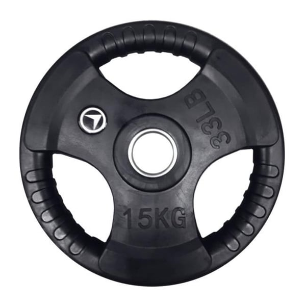 Viktskiva 15 kg, FitNord Tri-Grip 1