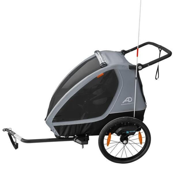 ArmorDuty TR-01 Cykelvagn för två barn 8