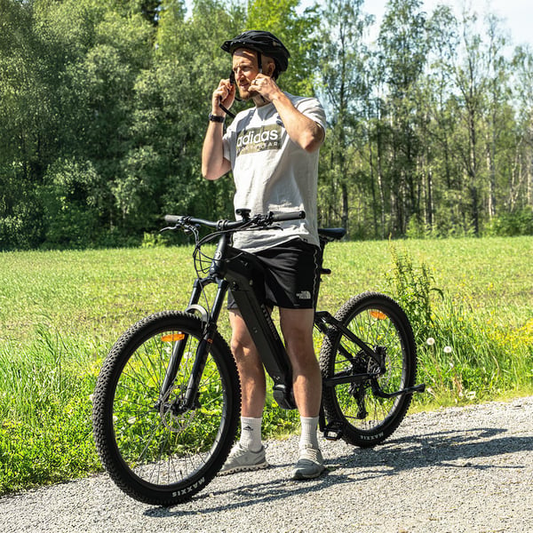 FitNord Ranger 700FS Elmountaincykel G2, svart 2