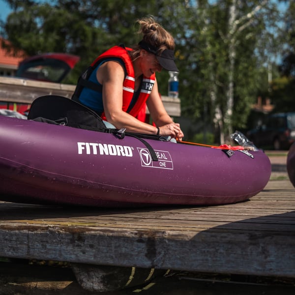 FitNord Seal One ensitsig kajak, mörklila G2 6