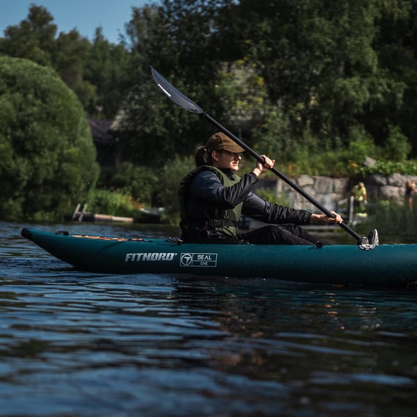 FitNord Seal One ensitsig kajak, mörkgrön G2 5