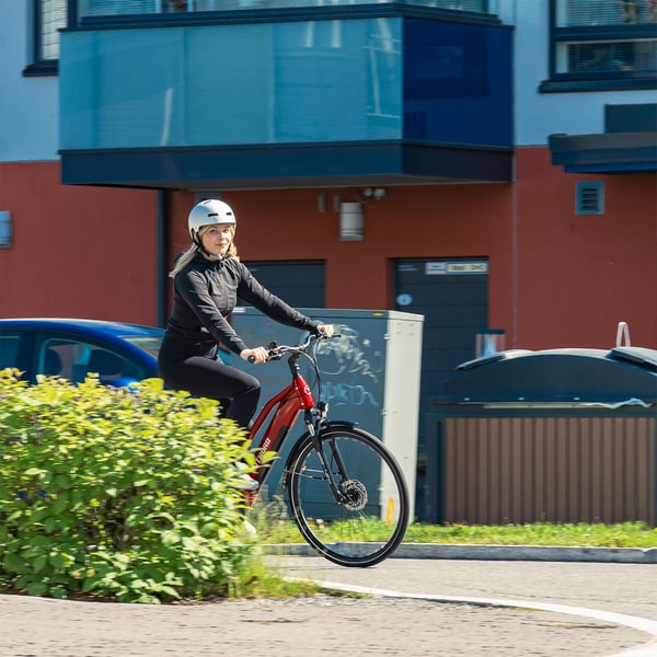 FitNord Ava 300 Elcykel G2, röd 2