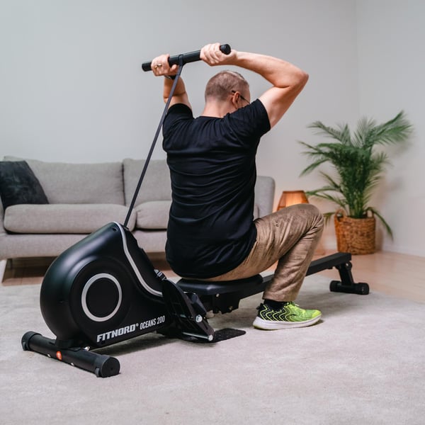 FitNord Oceans 200 Roddmaskin + Remskiva med biceps- och tricepscurl 5