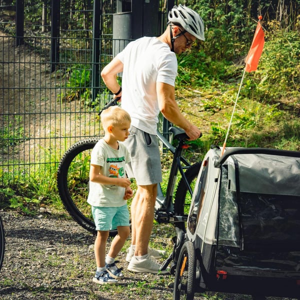 ArmorDuty TR-01 Cykelvagn för två barn 21