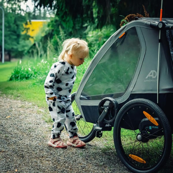 ArmorDuty TR-01 Cykelvagn för två barn 22