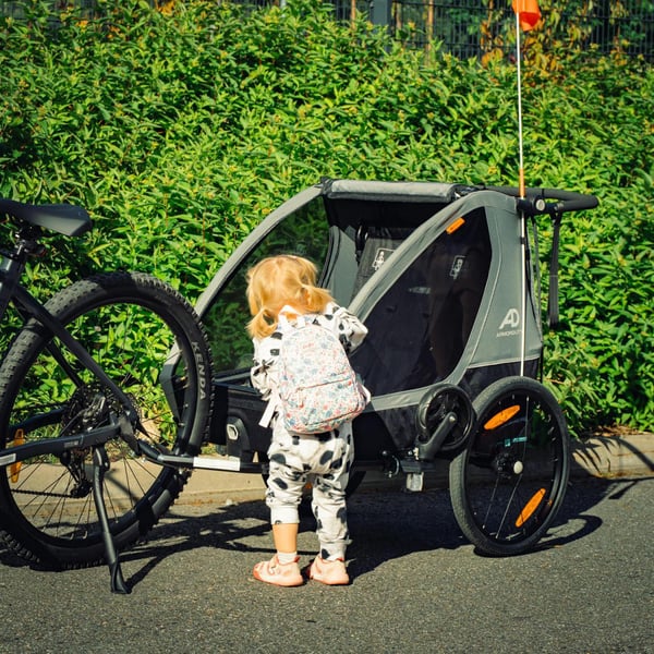 ArmorDuty TR-01 Cykelvagn för två barn 24