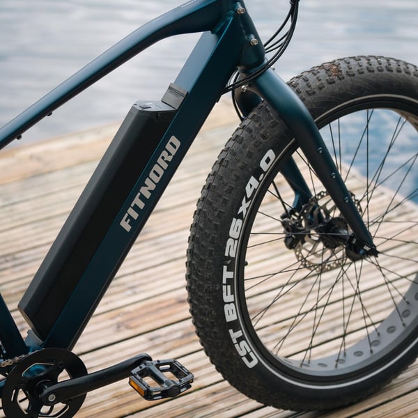 FitNord Rumble 300 Elfatbike 2024, blå (720 Wh batteri) 7