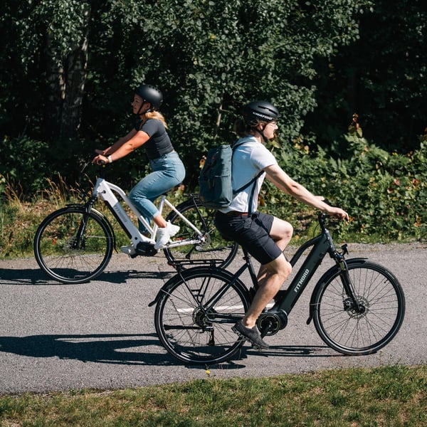 FitNord Ava 500 Elcykel 2024, vit (612 Wh batteri) 5