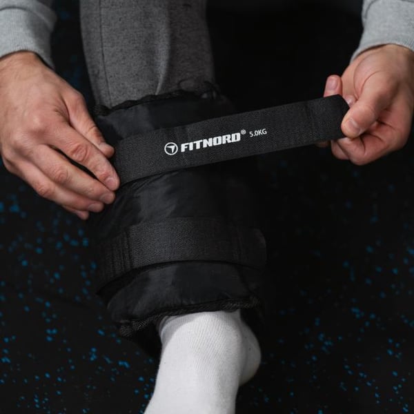 FitNord Ankel- och handledsvikter 2 x 5 kg 4