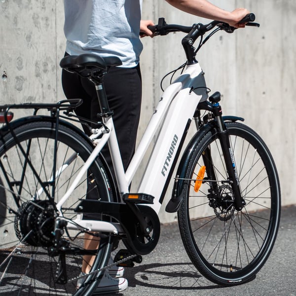FitNord Ava 300 Elcykel G2, vit 6