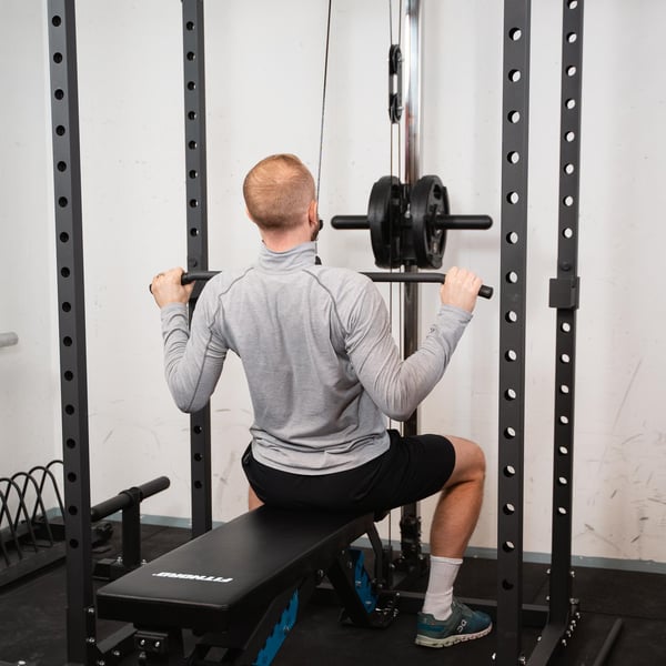 FitNord Power Rack 500 med övre och nedre kabeldrag 8