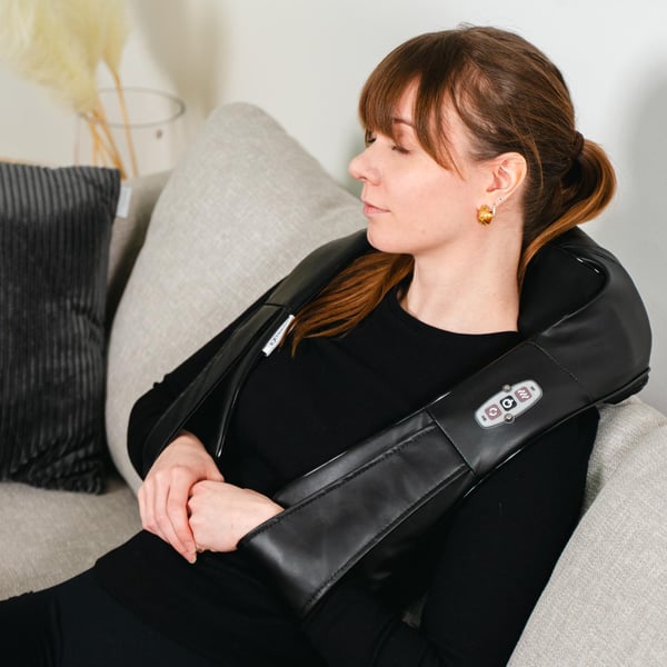 EXTRASIM HomeTherapist Nack- och Axelmassager (Trådlös) 5