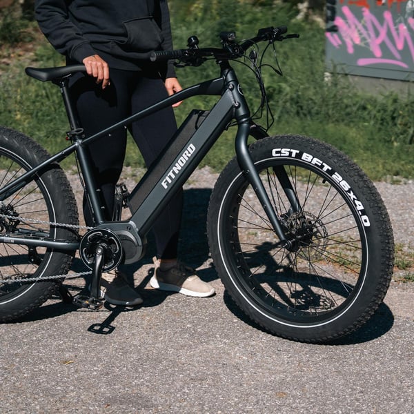 FitNord Rumble 500 Elfatbike 2024, svart (720 Wh batteri) 4