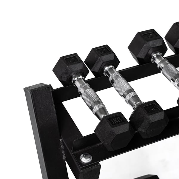 FitNord Hantelställ tre våningar, 93 cm 2