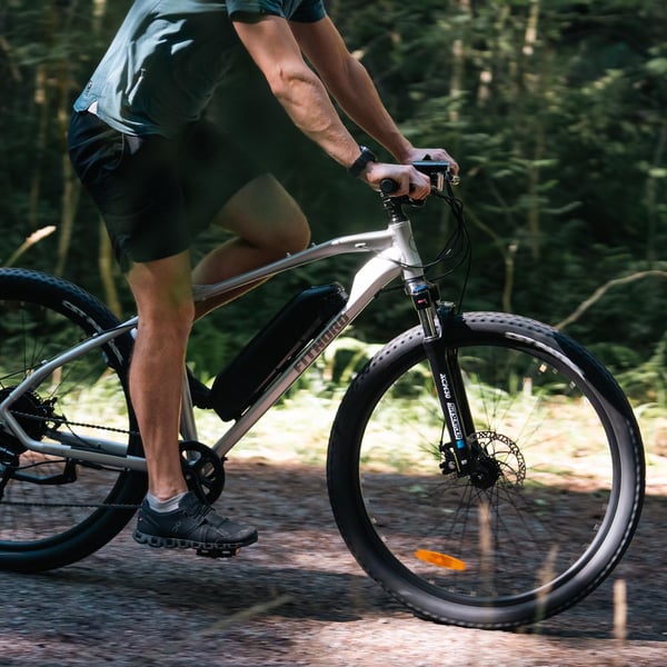 FitNord Ranger 200 Elmountainbike 2024, silver (540 Wh batteri) 3
