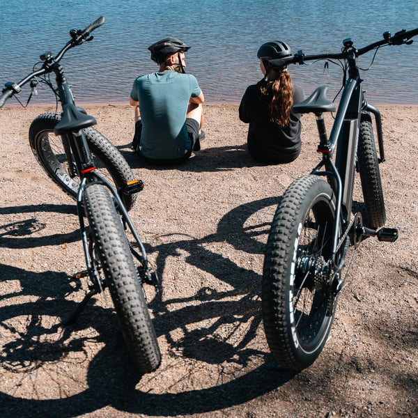 FitNord Rumble 500 Elfatbike 2024, svart (720 Wh batteri) 7