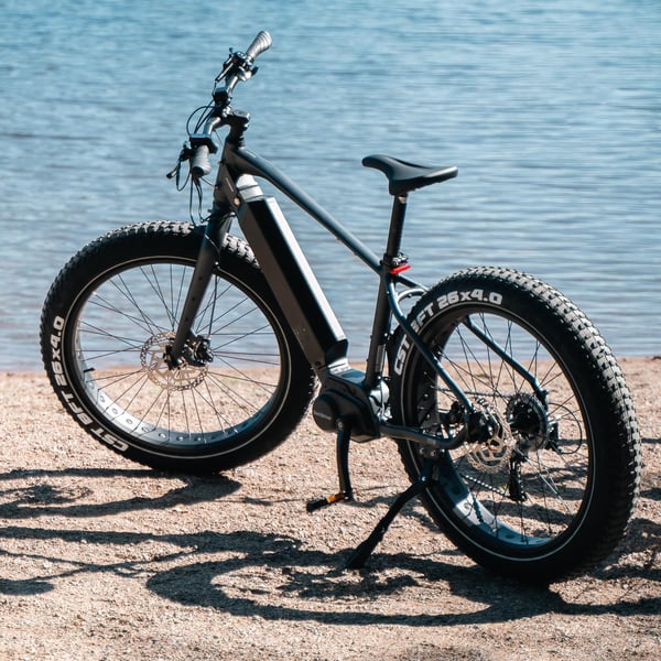 FitNord Rumble 500 Elfatbike 2024, svart (720 Wh batteri) 8
