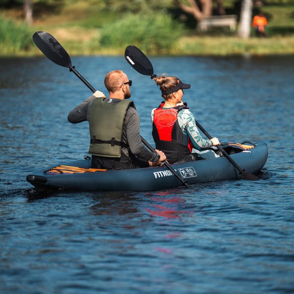 FitNord Seal Two tvåsitsig kajak, mörkgrön G2 4