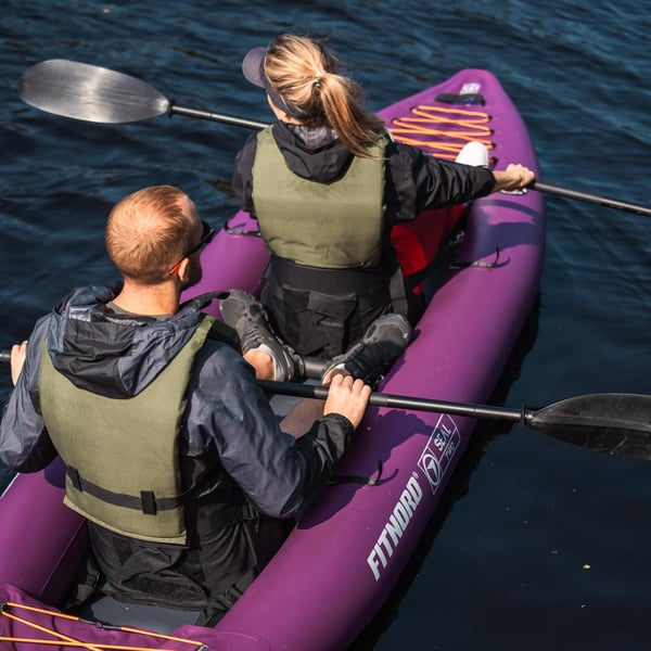 FitNord Seal Two tvåsitsig kajak, mörkgrön G2 7