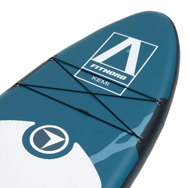 FitNord Aqua 330 SUP-brädset, KEMI (vit-svart), med glasfiberpaddel 3