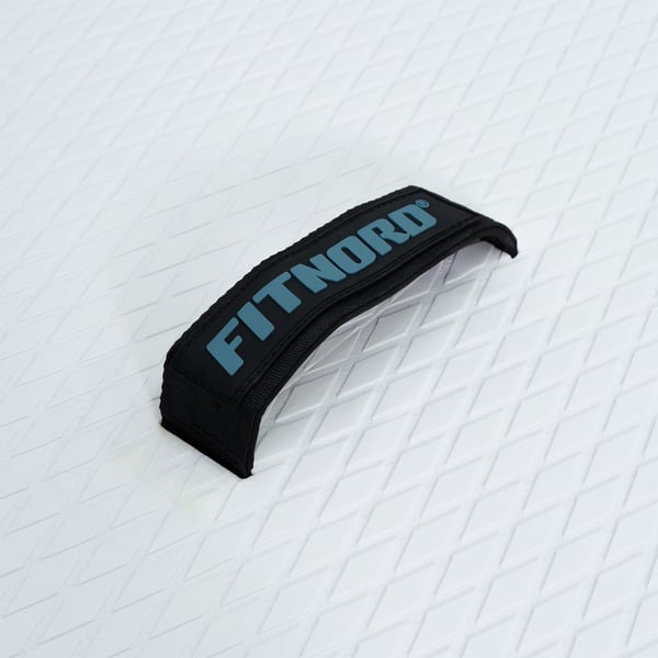 FitNord Aqua 330 SUP-brädset, KEMI (vit-svart), med glasfiberpaddel 4