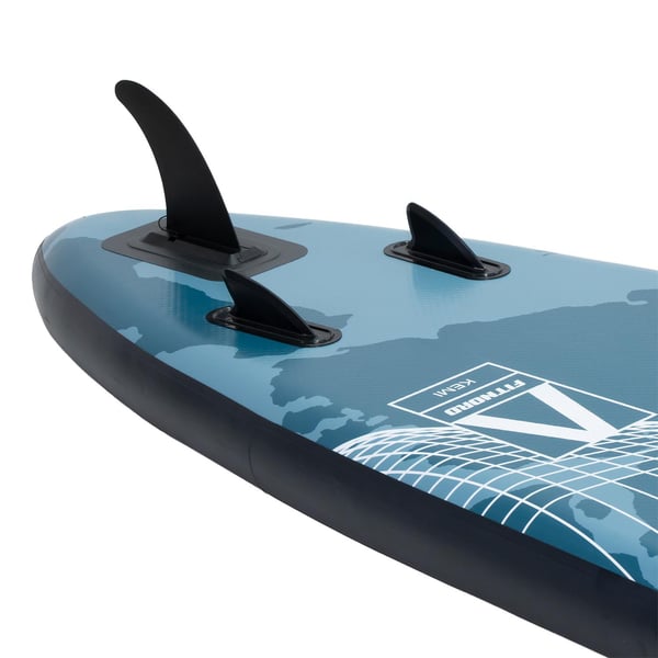 FitNord Aqua 330 SUP-brädset, KEMI (vit-svart), med glasfiberpaddel 7
