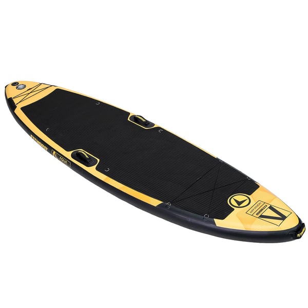 FitNord Aqua Leaf 340 SUP-brädset, Nordkapp (svart-gul), med kolfiberpaddel 2
