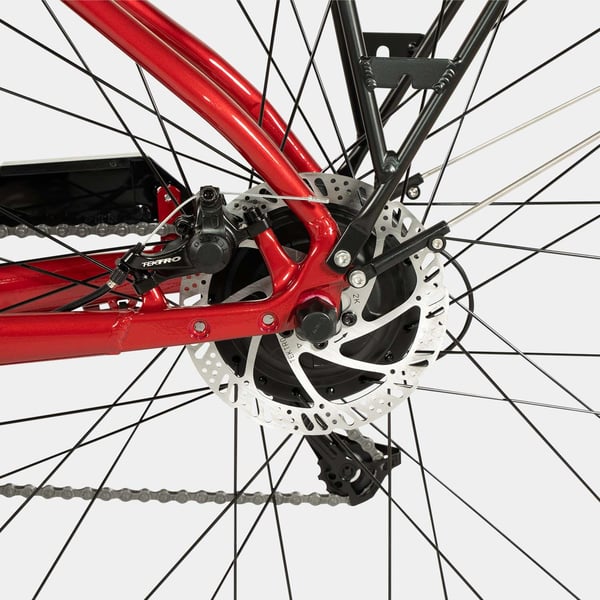 FitNord Ava 200 Elcykel 2024, röd (540 Wh batteri) 10