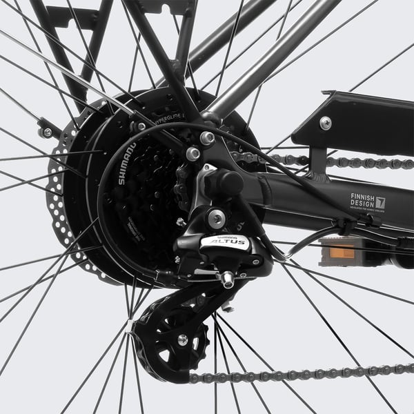 FitNord Ava 300 Elcykel G2, svart 10