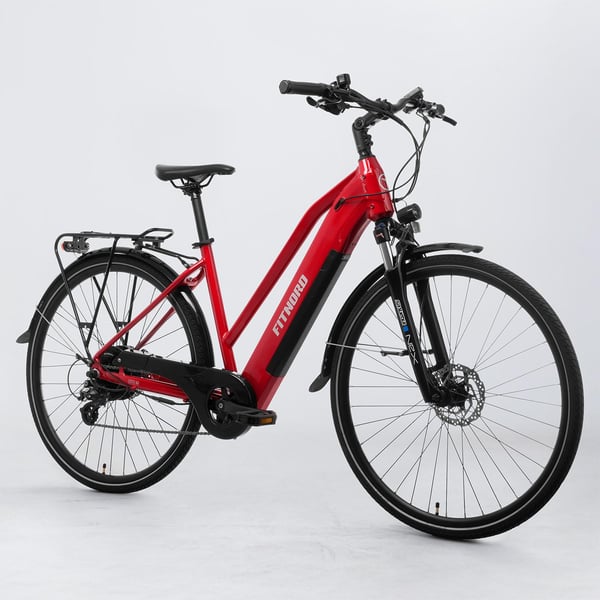 FitNord Ava 300 Elcykel G2, röd 6