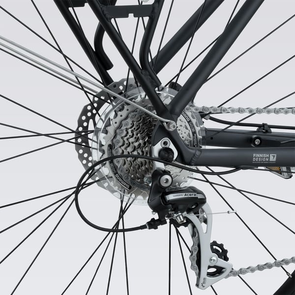 FitNord Ava 500 Elcykel G2, svart 6