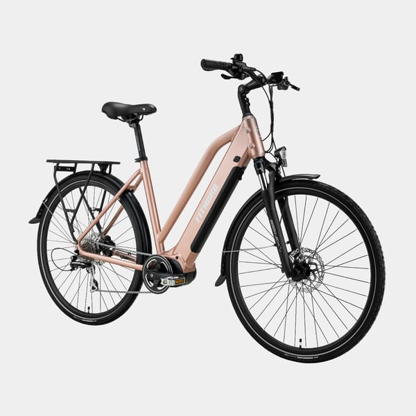 FitNord Ava 500 Elcykel 2024, roséguld (612 Wh batteri) 5