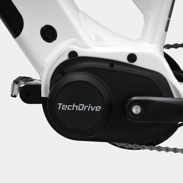 FitNord Ava 500 Elcykel 2024, vit (612 Wh batteri) 11