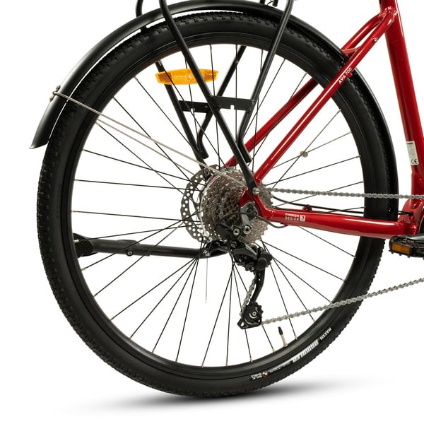 FitNord Ava 700 Elcykel, röd (720 Wh batteri)  med ytterligare ett års garanti 11