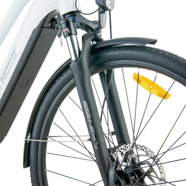 FitNord Ava 700 Elcykel, vit (720 Wh batteri)  med ytterligare ett års garanti 11