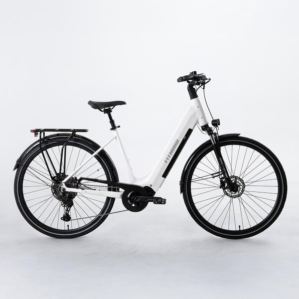 FitNord Ava 800 Elcykel, vit 1