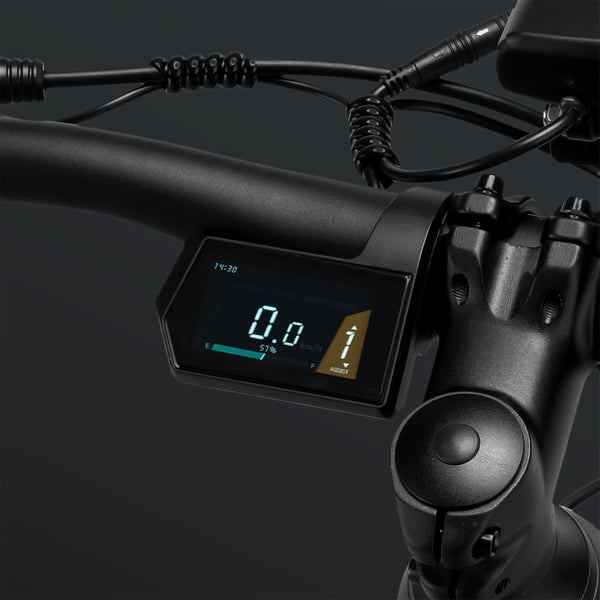 FitNord Ranger 500 Elmountainbike 2024, silver (612 Wh batteri) 5