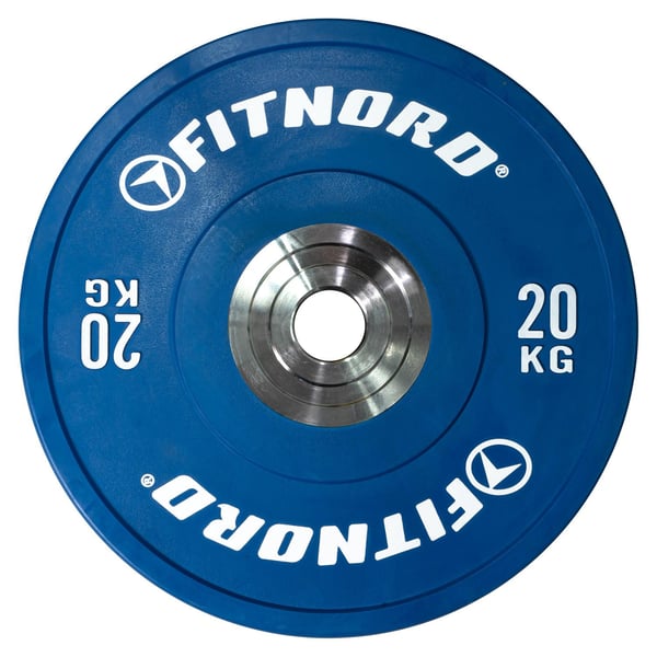 FitNord Competition Bumper Viktplatta 20 kg 1