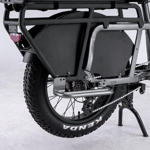 FitNord Cargo 350 Longtail Elcykel, grå 17
