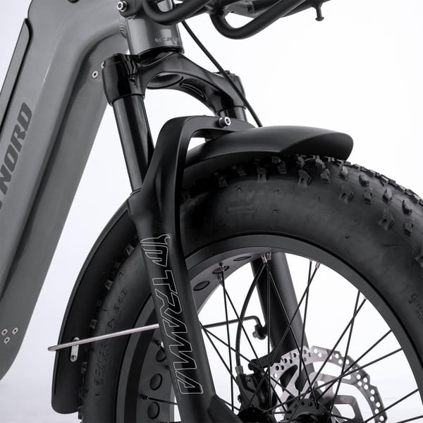 FitNord Cargo 350 Longtail Elcykel, grå 15