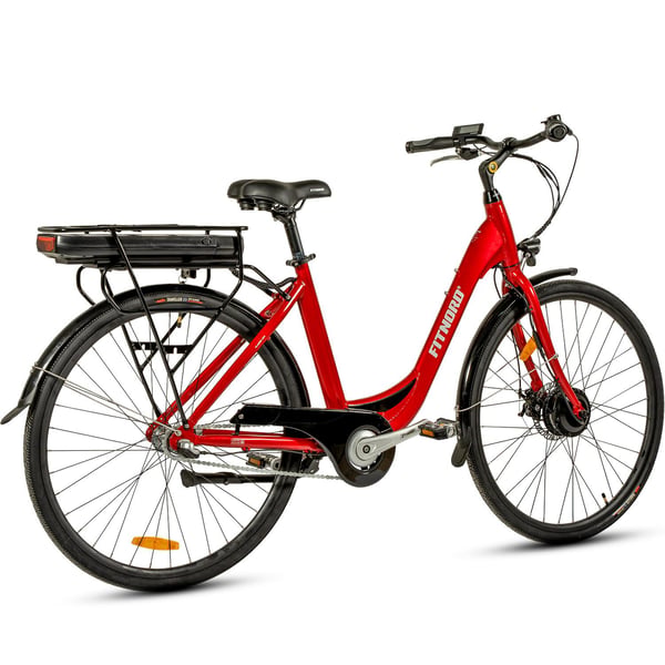 FitNord Classic 200 Elcykel, röd (540 Wh batteri) 3