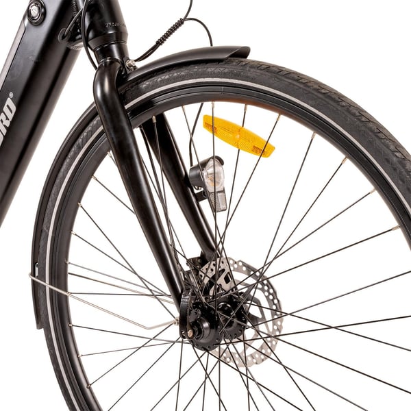 FitNord Classic 300 Elcykel, svart (504 Wh batteri)  med ytterligare ett års garanti 8