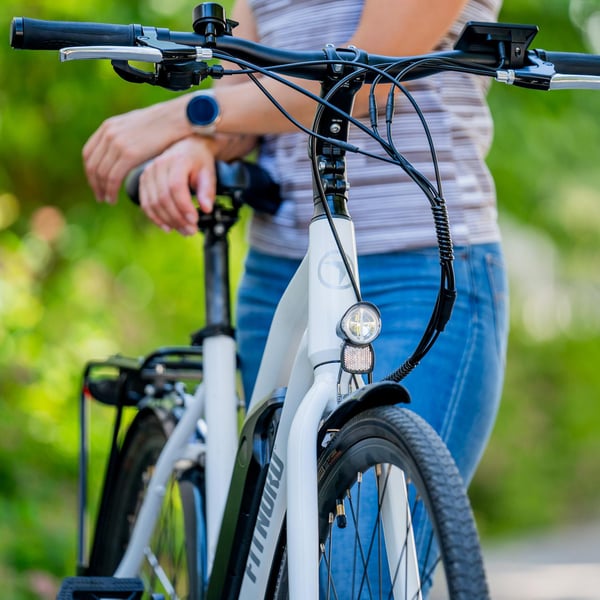 FitNord Ava 200 Elcykel, vit (540 Wh batteri) 13